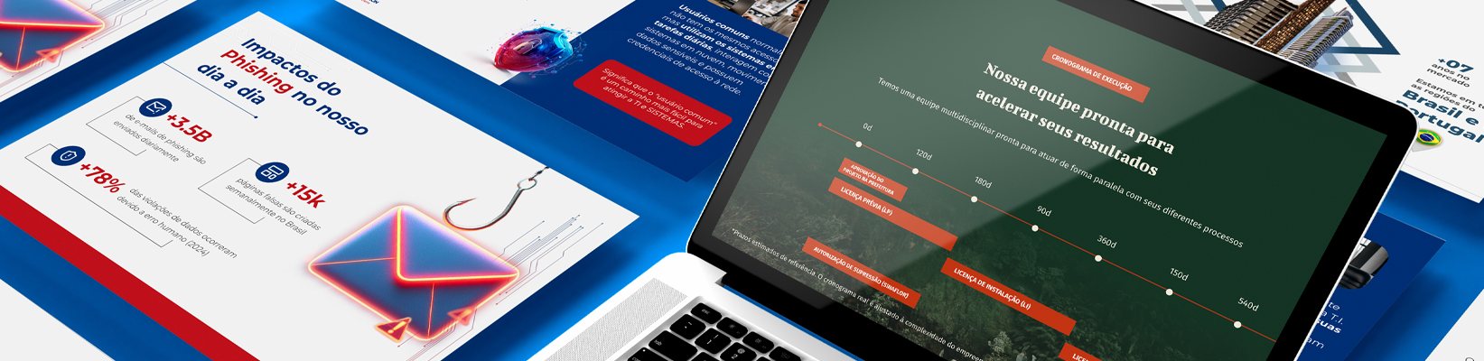 Apresentações comerciais criadas para a MaxProtection